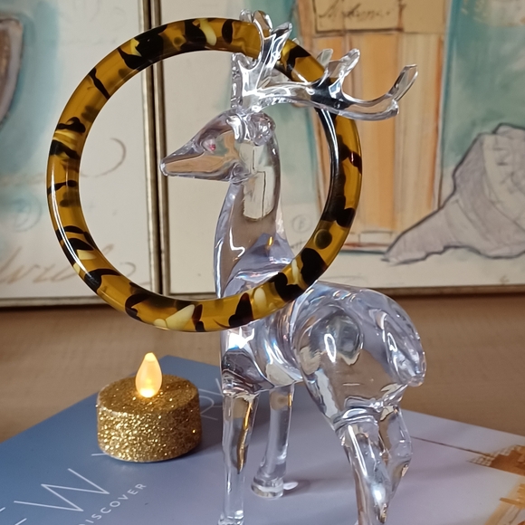 Vintage Animal Print Plastic Bangle Bracelet Tiger Pattern Retro Funky Design 💫 - Picture 1 of 7